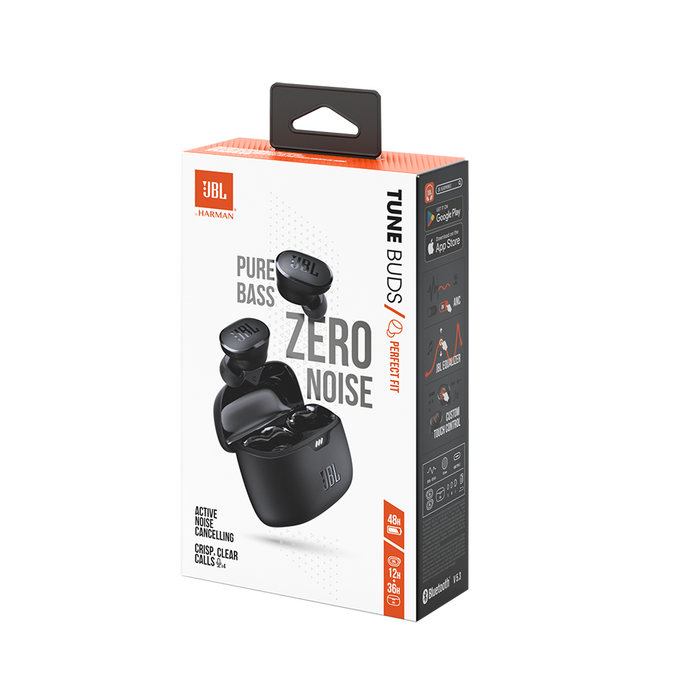 AUDIFONO JBL TUNE BUDS TWS BLUETOOTH ACTIVE NOISE CANCELING NEGRO