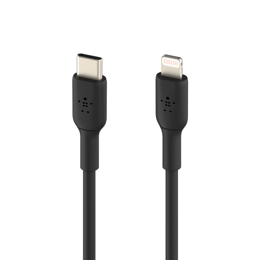 CABLE BELKIN BOOST CHARGE USB C TO LIGHTNING BRAIDED 1MTS BK IPHONE