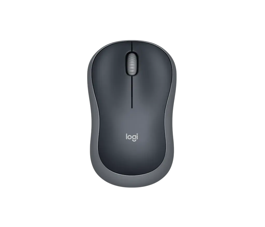 MOUSE LOGITECH INÁLAMBRICO M185 PLATA OSCURO 2.4GHZ USB