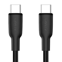 CABLE ARGOM USB C A USB C 1.8 METROS SILICONE NEGRO  ARG CB 0070BK