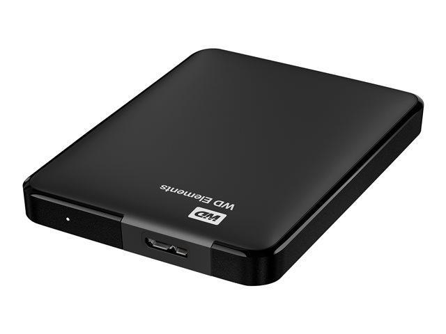 DISCO DURO EXTERNO WESTERN DIGITAL ELEMENTS 1TB 2.5  USB 3.0 WIN/MAC NEGRO