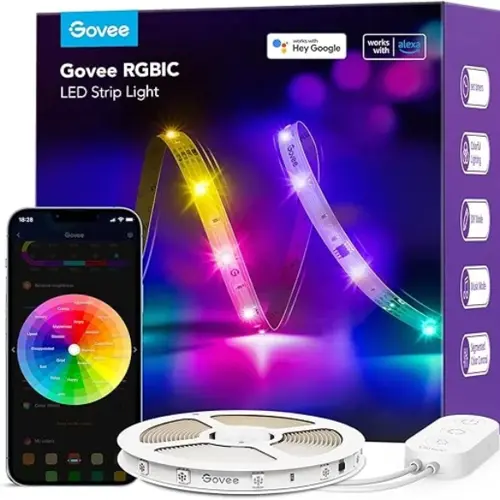 LUZ LED GOVEE RGBIC LED STRIP LIGHTS CON