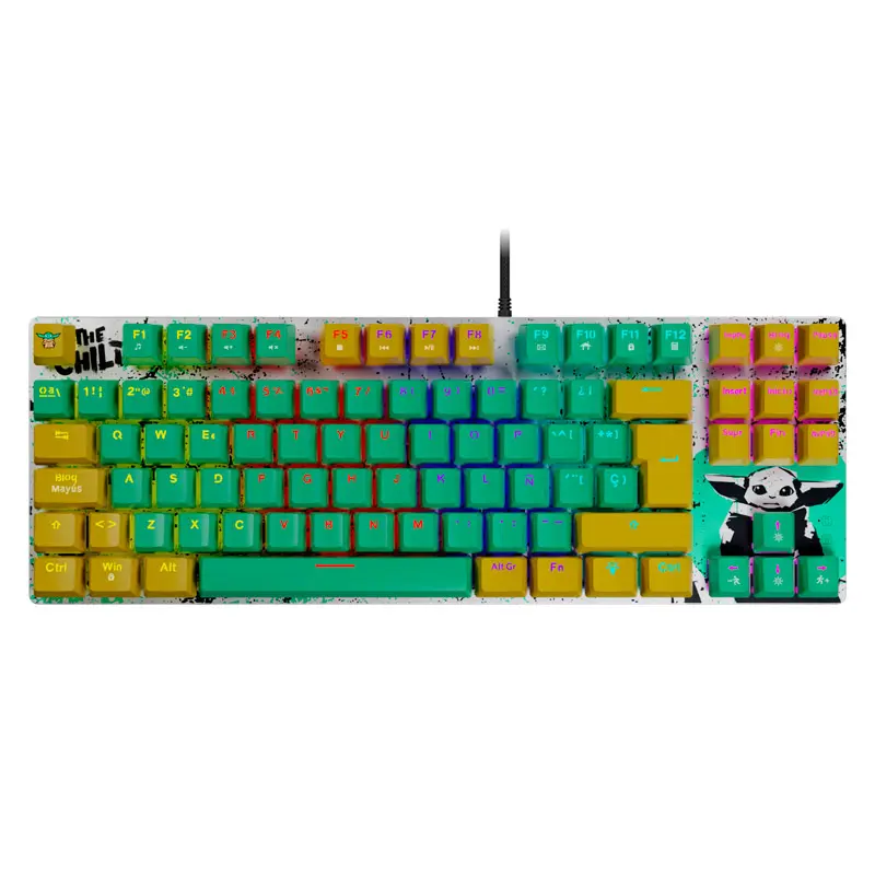 TECLADO PRIMUS GAMING GROGU BALLISTA81T KB MARRÓN ESP PKS S080G