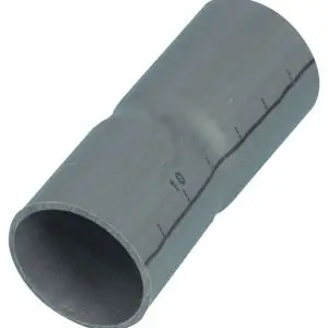 UNIÓN DUCTO PVC 3/4  GRIS