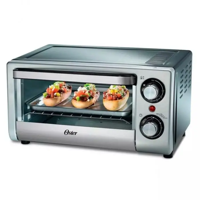 HORNO TOSTADOR OSTER   10L   MANUAL   ACERO INOXIDABLE   POTENCIA DE 1050W