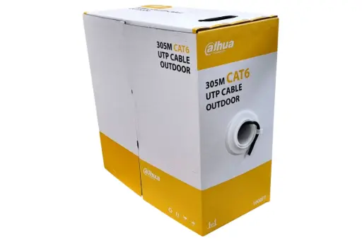 [DH-PFM920-6UN-MTS] BOBINA DE CABLE UTP 100% COBRE CAT6 PARA EXTERIOR DAHUA 305MTS