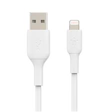[CAA001bt3MWH] CABLE BELKIN BOOSTCHARGE USB A A LIGHTNING 3MTS. BLANCO