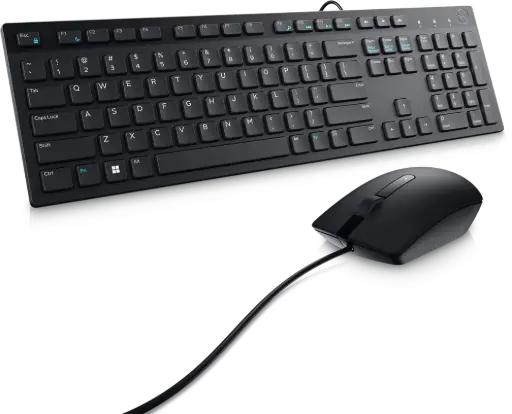 [TCMO-DL-KM300CE] COMBO DE TECLADO Y MOUSE ALAMBRICOS MARCA DELL EN ESPAÑOL CON CONEXIÓN USB KM300C LTN