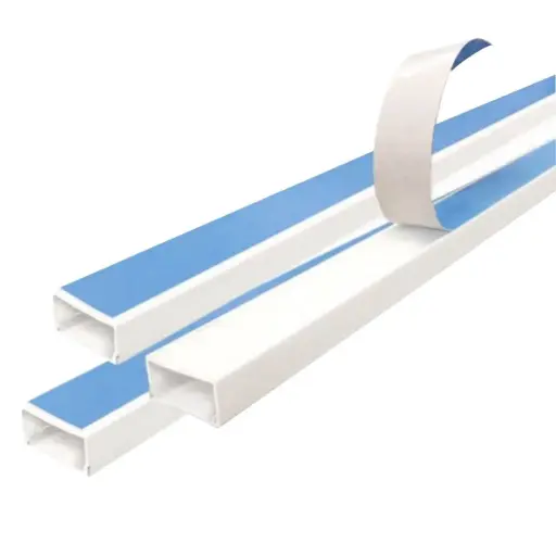 [DEX001CA] CANALETA BLANCA DEX001CA DEXSON DXN10051 20 X 12 CON ADHESIVO LARGO 2 MTS