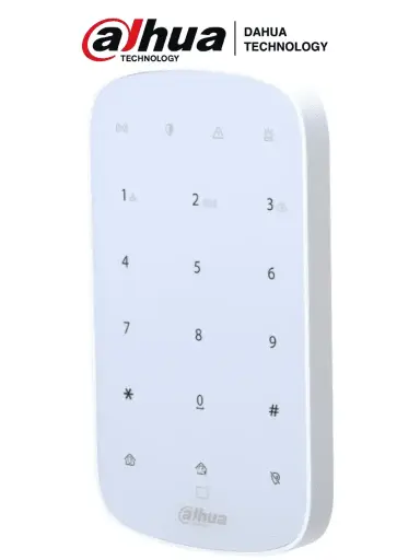 [DHI-ARK30T-W2] TECLADO INALÁMBRICO DAHUA PARA ALARMA