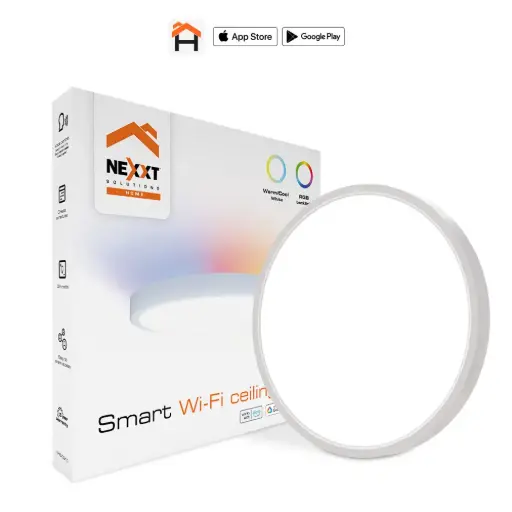[NHB-C810] LAMPARA INTELIGENTE NEXXT HOME SMART CEILING LAMPRGB   CCT 12 110V