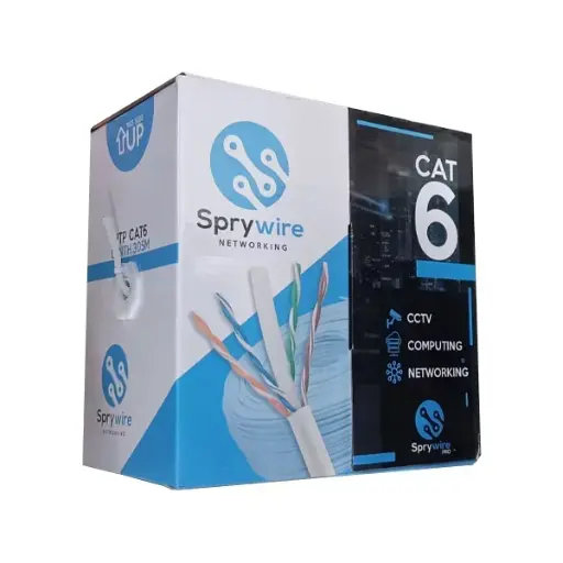 [SWCAT6INTERIOR-BOB] BOBINA DE CABLE *INTERIOR CAT6* (305MTS), SPRYWIRE