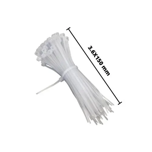 [WIRE-TIE-NY-3.6X200] CINCHOS 3.6*200MM 100 PCS SPRYWARE