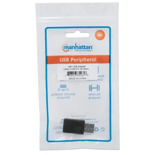 [AD-MH-USB2CA653] ADAPTADOR MANHATTAN 354653 USB C A USB A